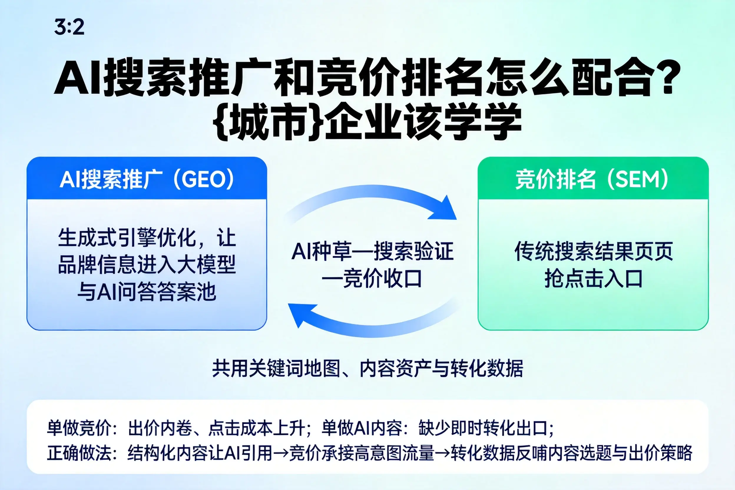 AI搜索推广和竞价排名怎么配合？东莞企业该学学