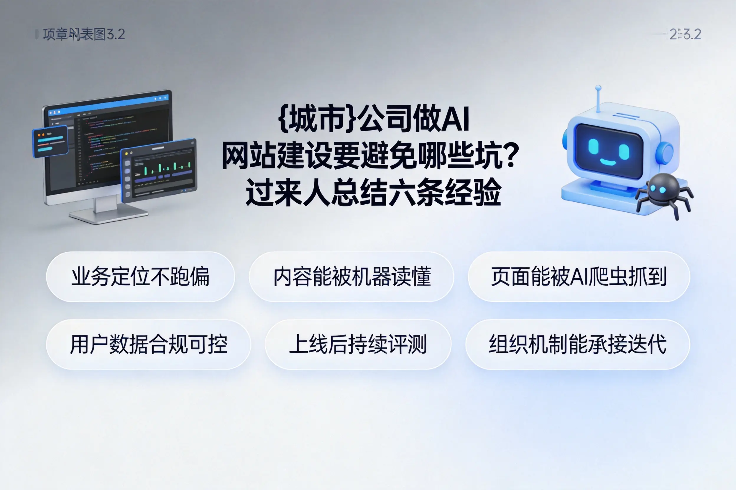 东莞公司做AI网站建设要避免哪些坑？过来人总结六条经验