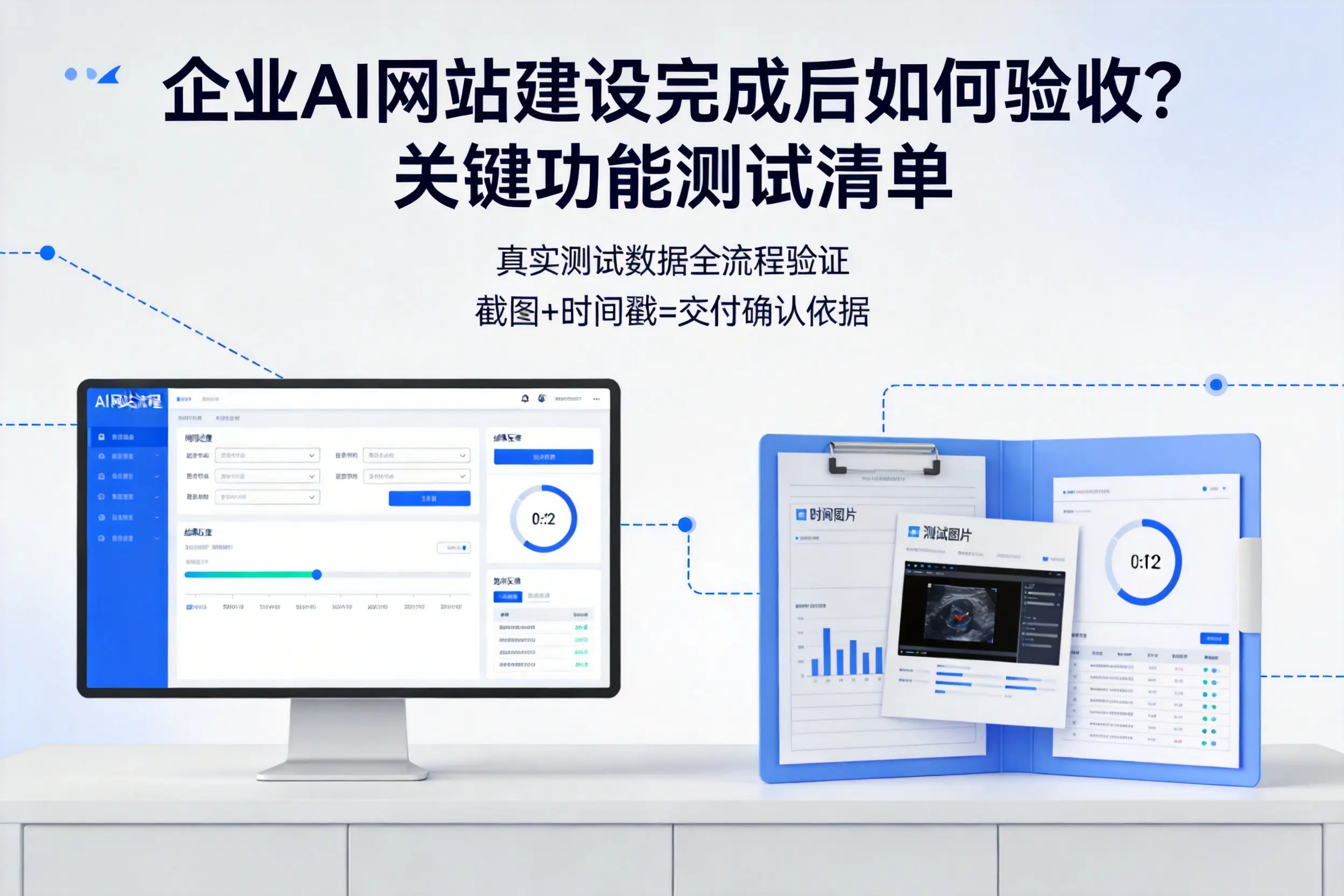 东莞企业AI网站建设完成后如何验收？关键功能测试清单