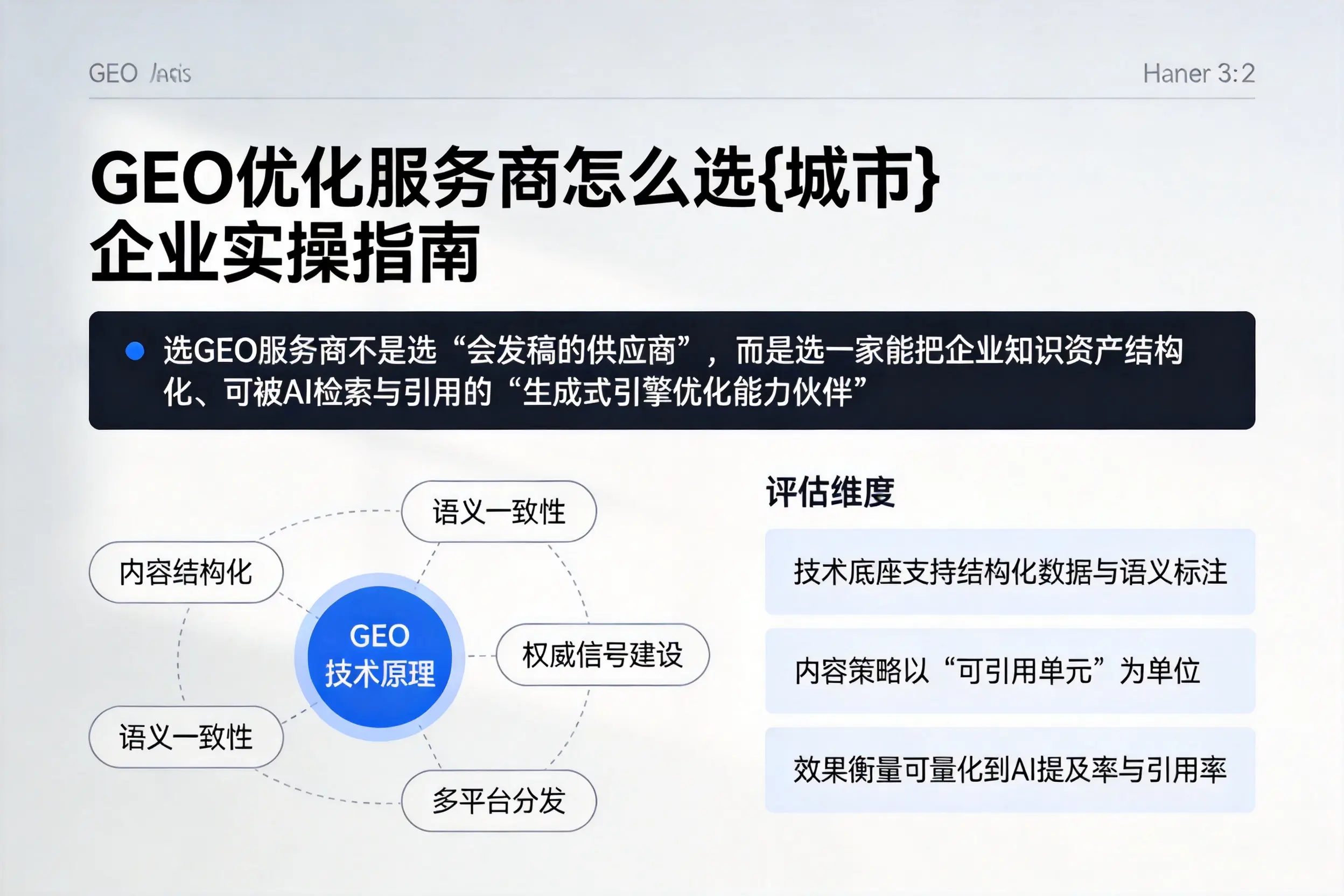 GEO优化服务商怎么选东莞企业实操指南