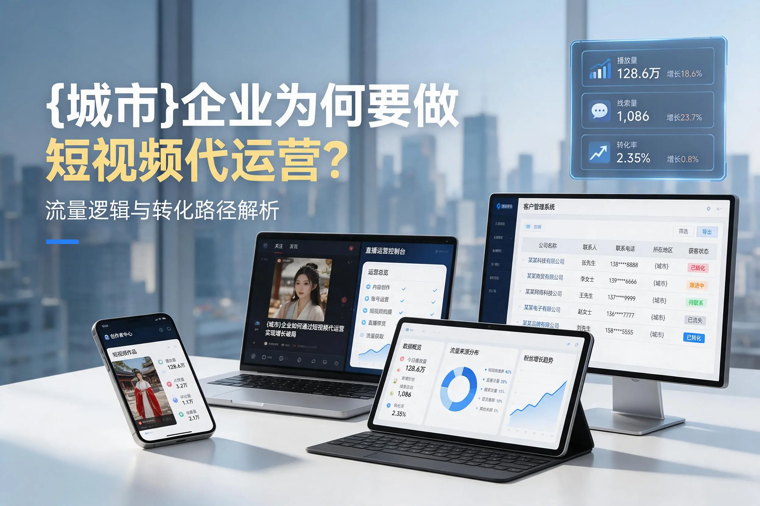 东莞企业为何要做短视频代运营？流量逻辑与转化路径解析