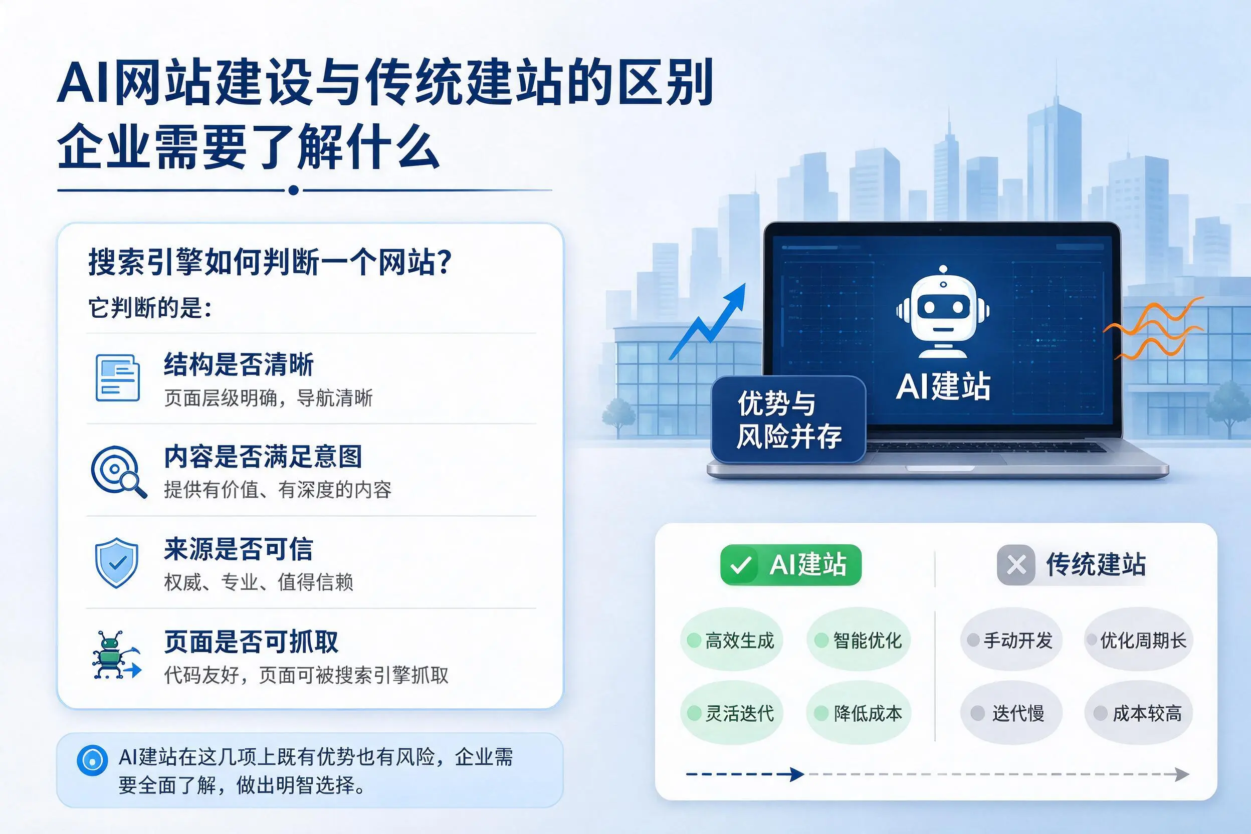 AI网站建设与传统建站的区别,东莞企业需要了解什么