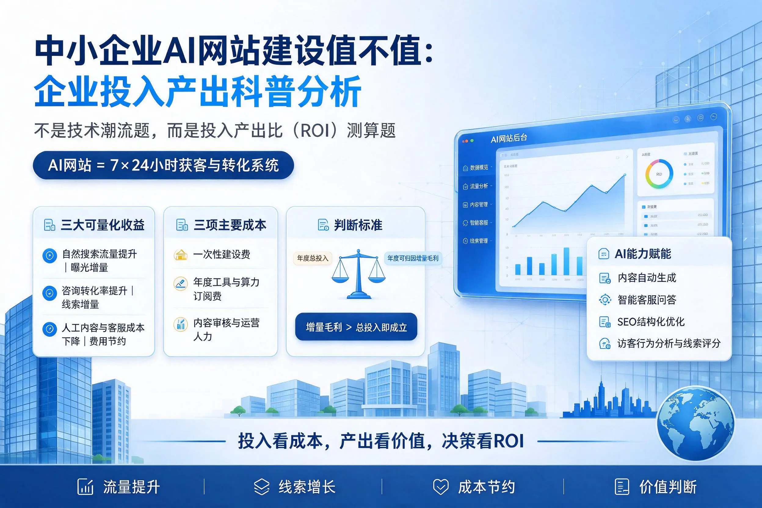 中小企业AI网站建设值不值:东莞企业投入产出科普分析