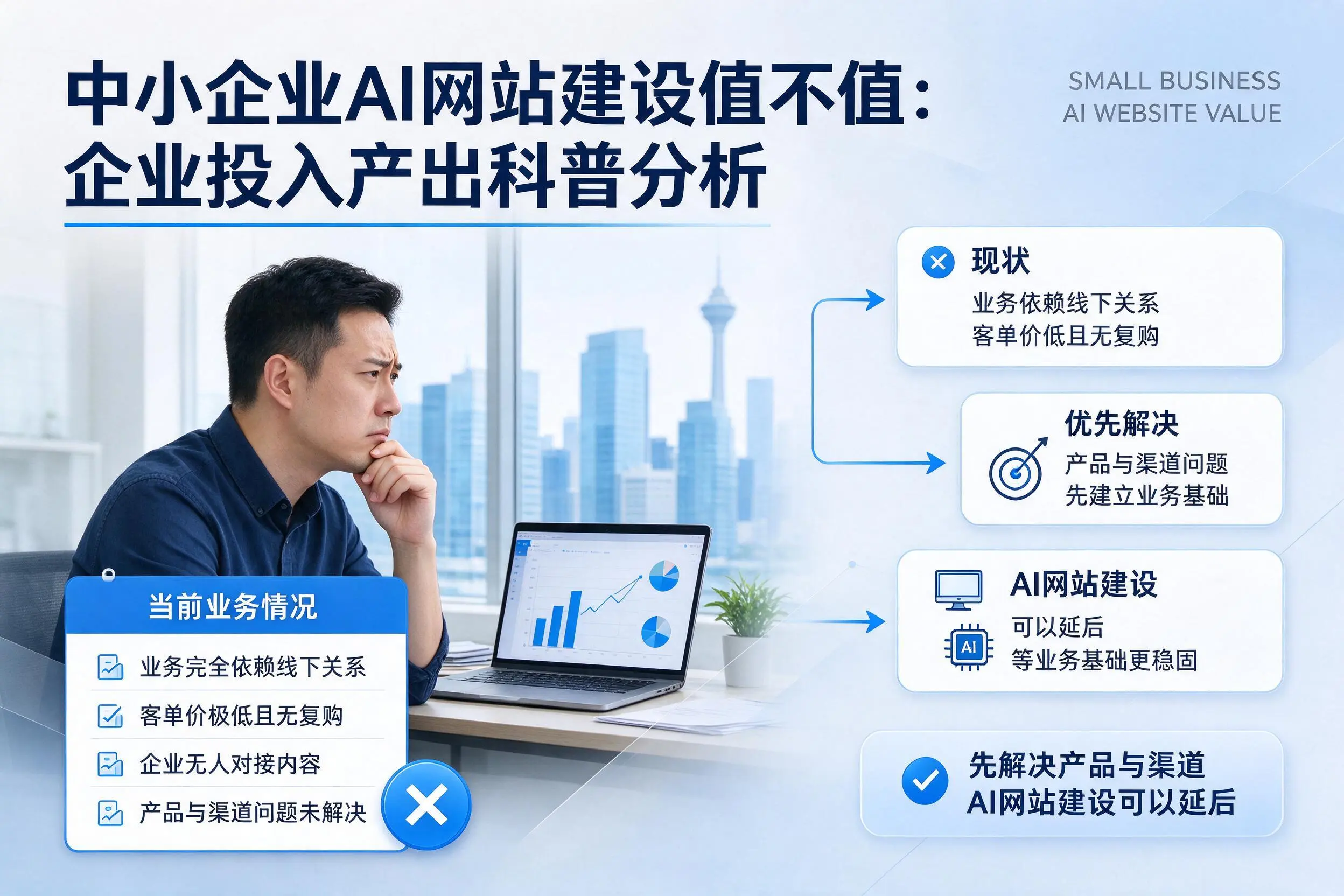 中小企业AI网站建设值不值:东莞企业投入产出科普分析