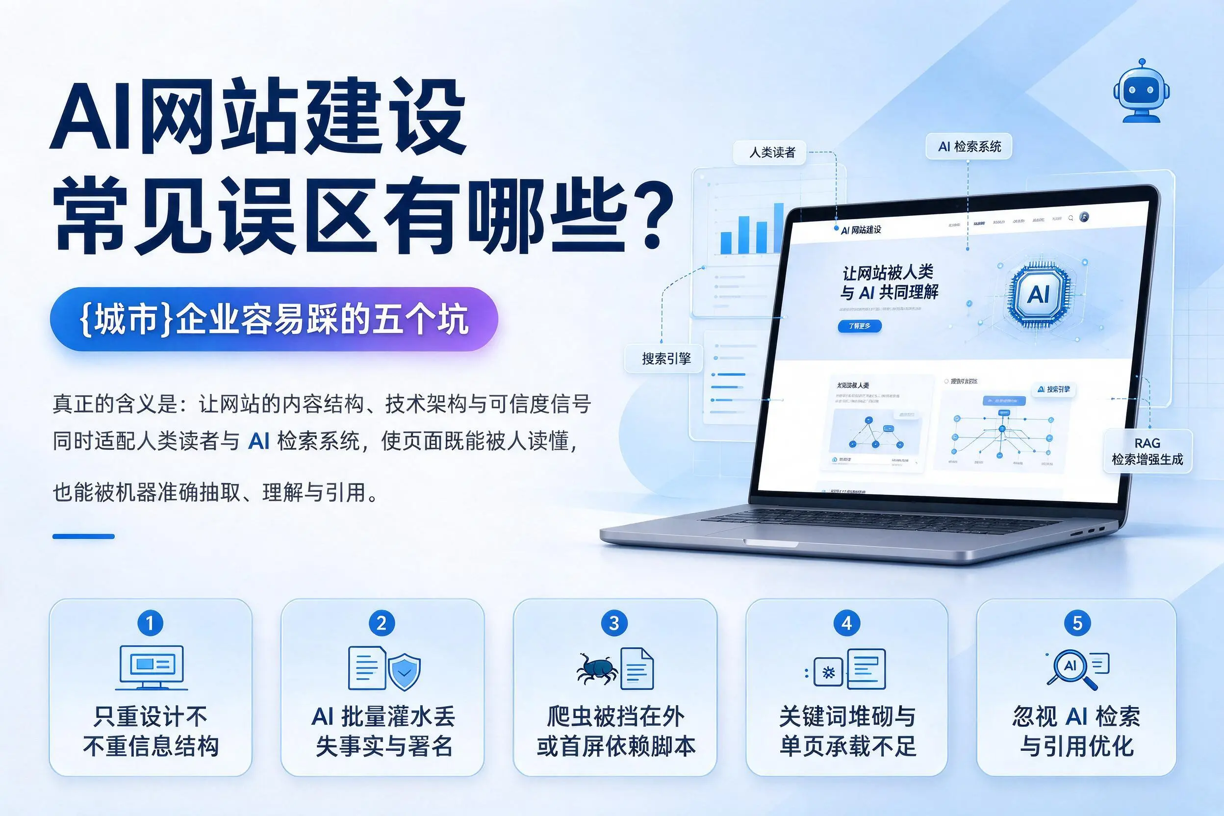 AI网站建设常见误区有哪些？东莞企业容易踩的五个坑