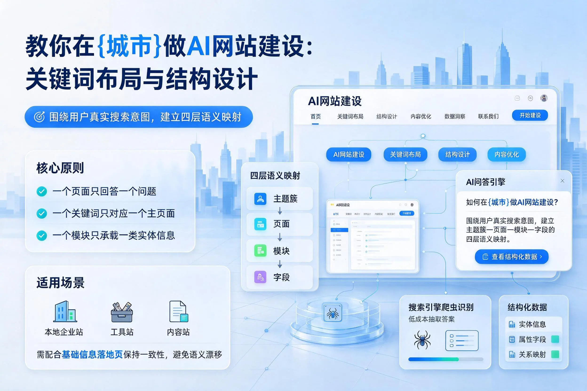 教你在东莞做AI网站建设:关键词布局与结构设计