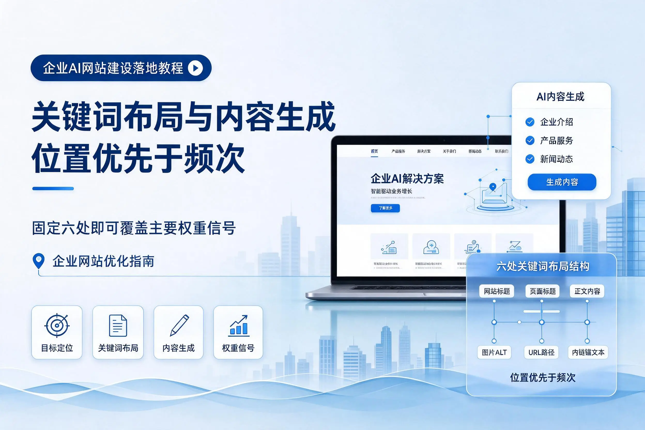 东莞企业AI网站建设落地教程:关键词布局与内容生成